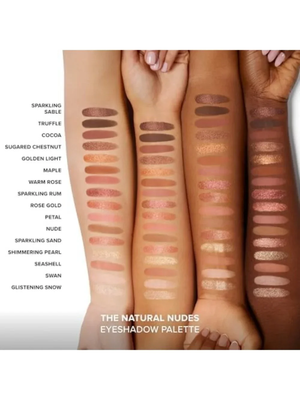 Natural Nudes Eye Shadow Palette | High Pigment & Shimmer | 0.42 oz Makeup